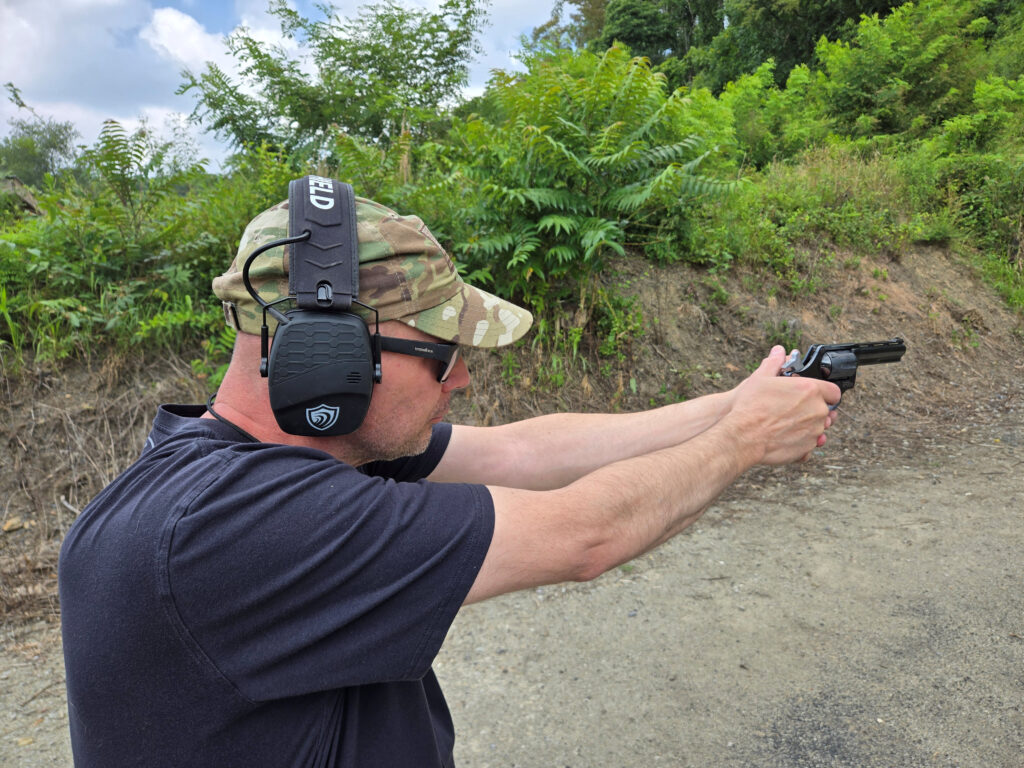 Zastava M83 15-yard groups with 158gr and 125gr loads