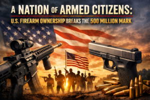 U.S. Civilian Gun Ownership Surpasses 500 Million